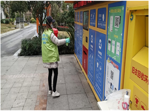 德陽市疫情防控進(jìn)行時(shí)，生活垃圾分類投放點(diǎn)有序復(fù)工